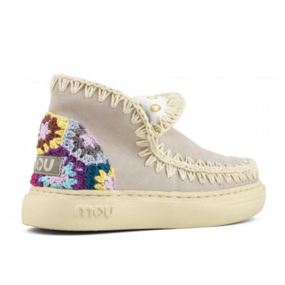 NEW MOU women's bold eskimo sneakers in chalk